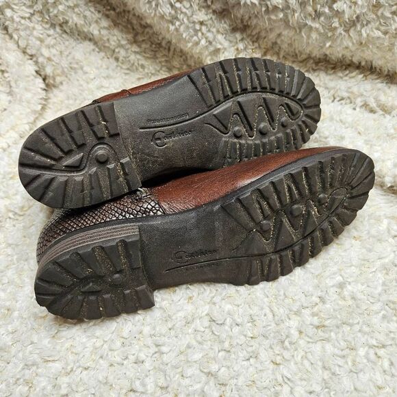 Earthies Sintra 2 Brown Leather Ankle Boots sz 9 - Picture 7 of 8